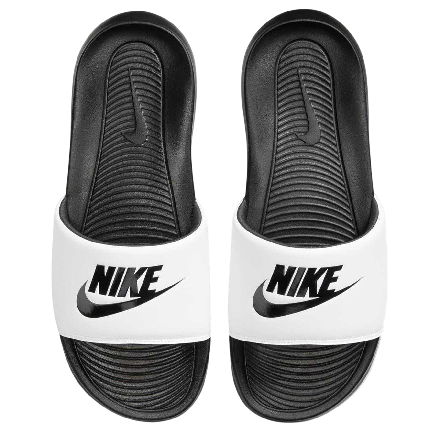 White-Black - Side - Nike Mens Victori One Shower Slides