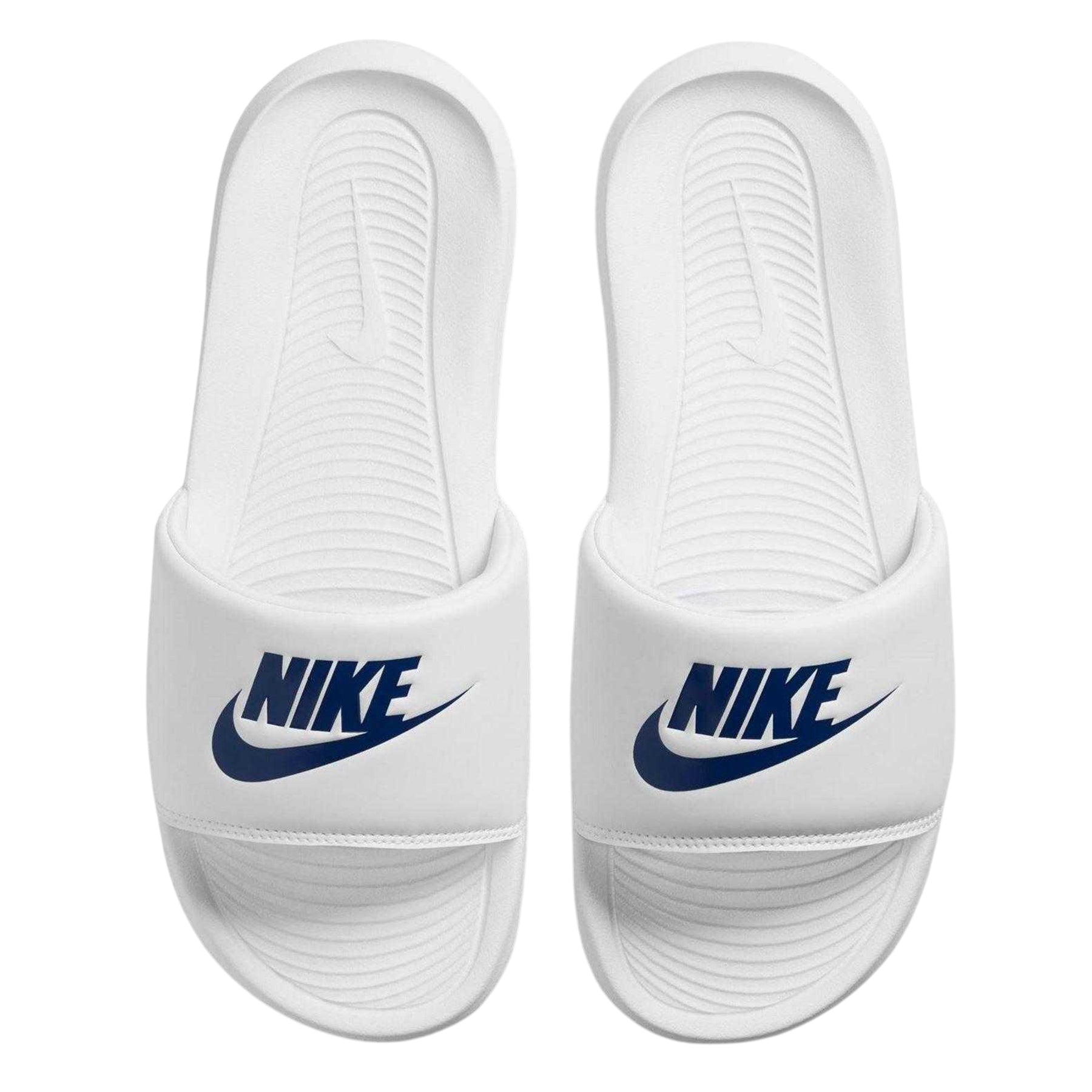 White-Royal Blue - Side - Nike Mens Victori One Shower Slides