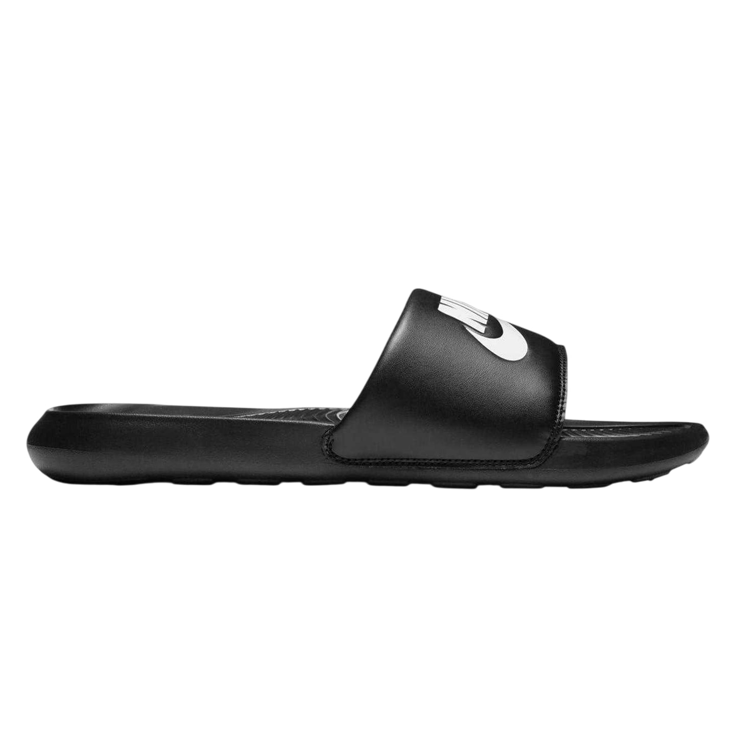 Black-White - Front - Nike Mens Victori One Shower Slides