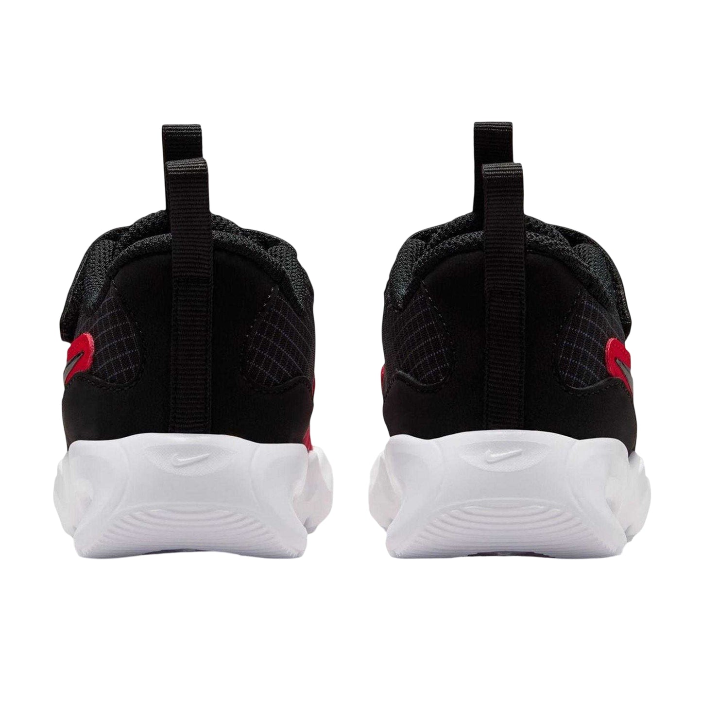 Grey-Red - Back - Nike Childrens-Kids Nova Trainers