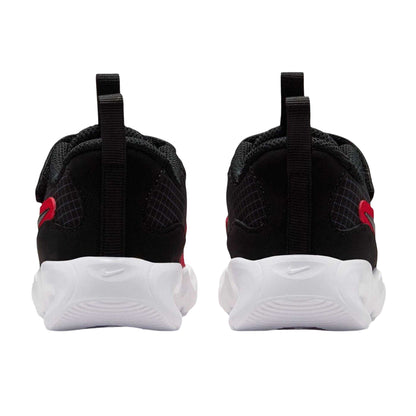 Grey-Red - Back - Nike Childrens-Kids Nova Trainers