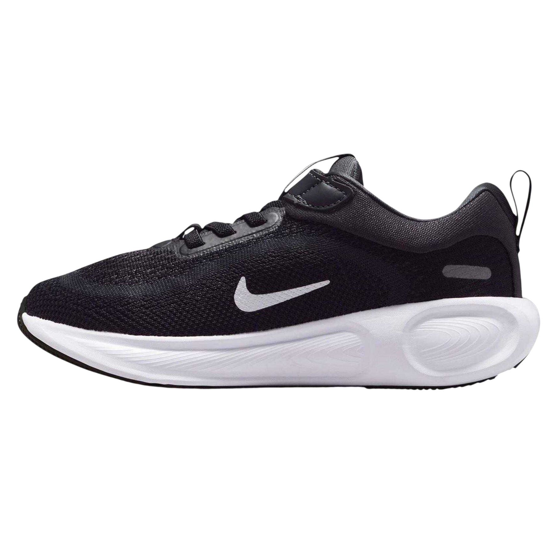 Black-White - Side - Nike Childrens-Kids Stellar Ride Trainers