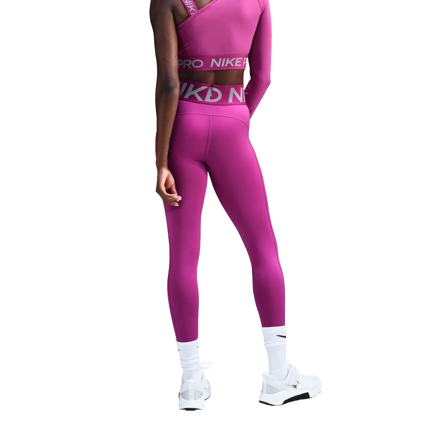 Hot Fushia - Back - Nike Womens-Ladies Pro Sculpt Perforated Leggings