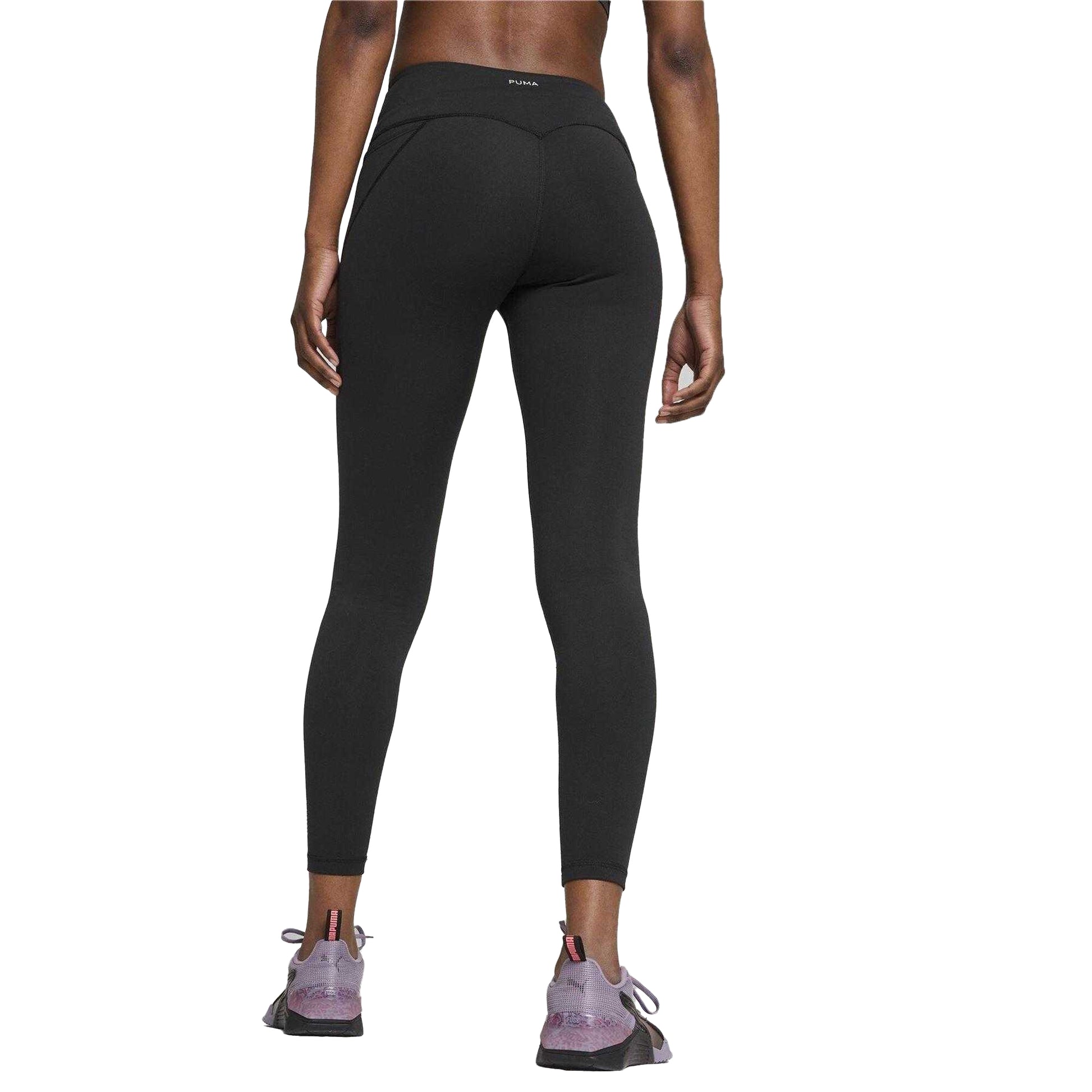 Black - Back - Puma Womens-Ladies Performance Leggings