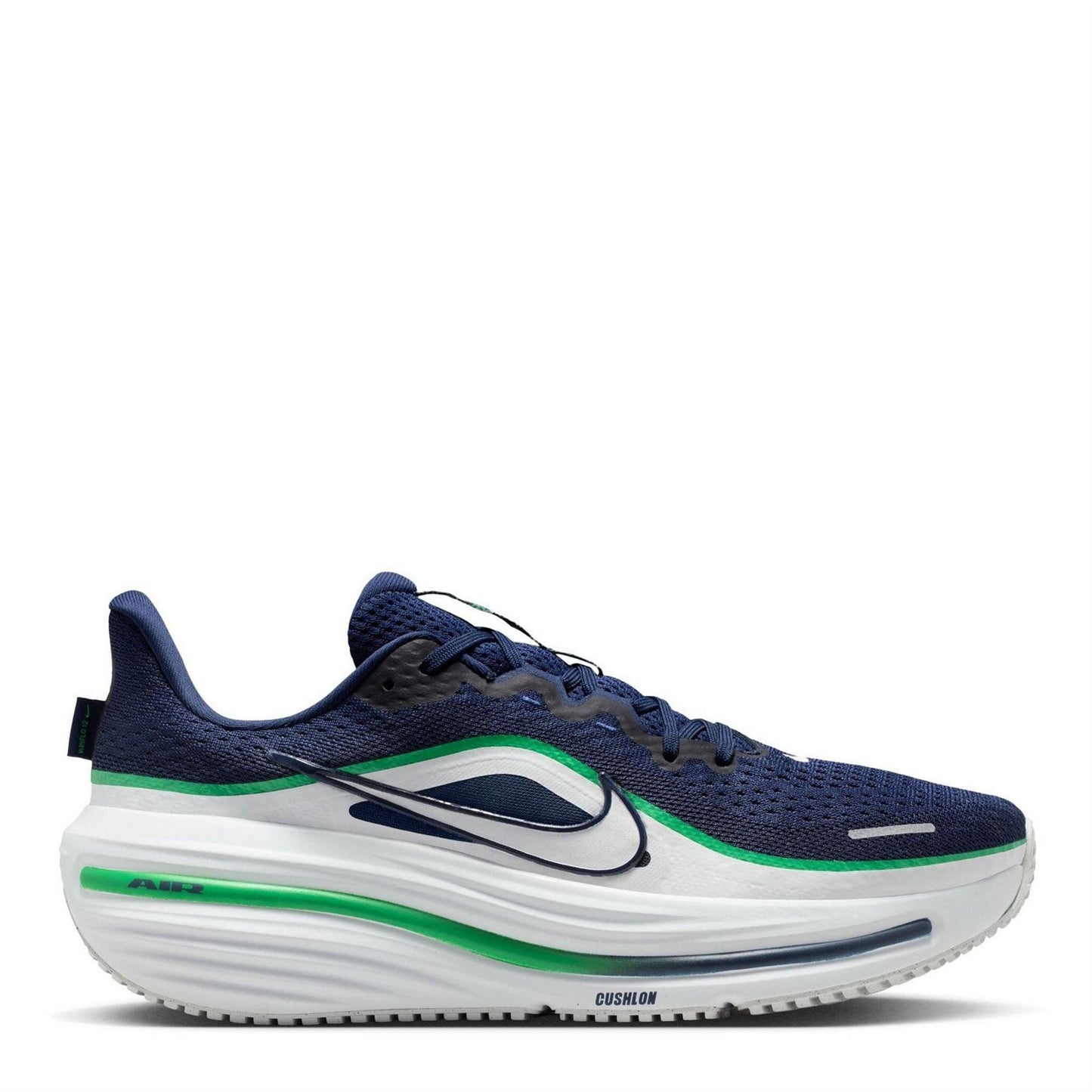Navy-White - Front - Nike Mens Winflo 12 Running Shoes