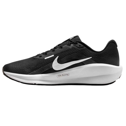 Black-White - Side - Nike Mens Downshifter 13 Trainers