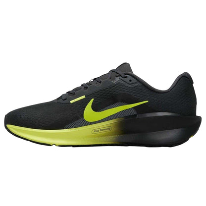 Black-Green - Side - Nike Mens Downshifter 13 Trainers