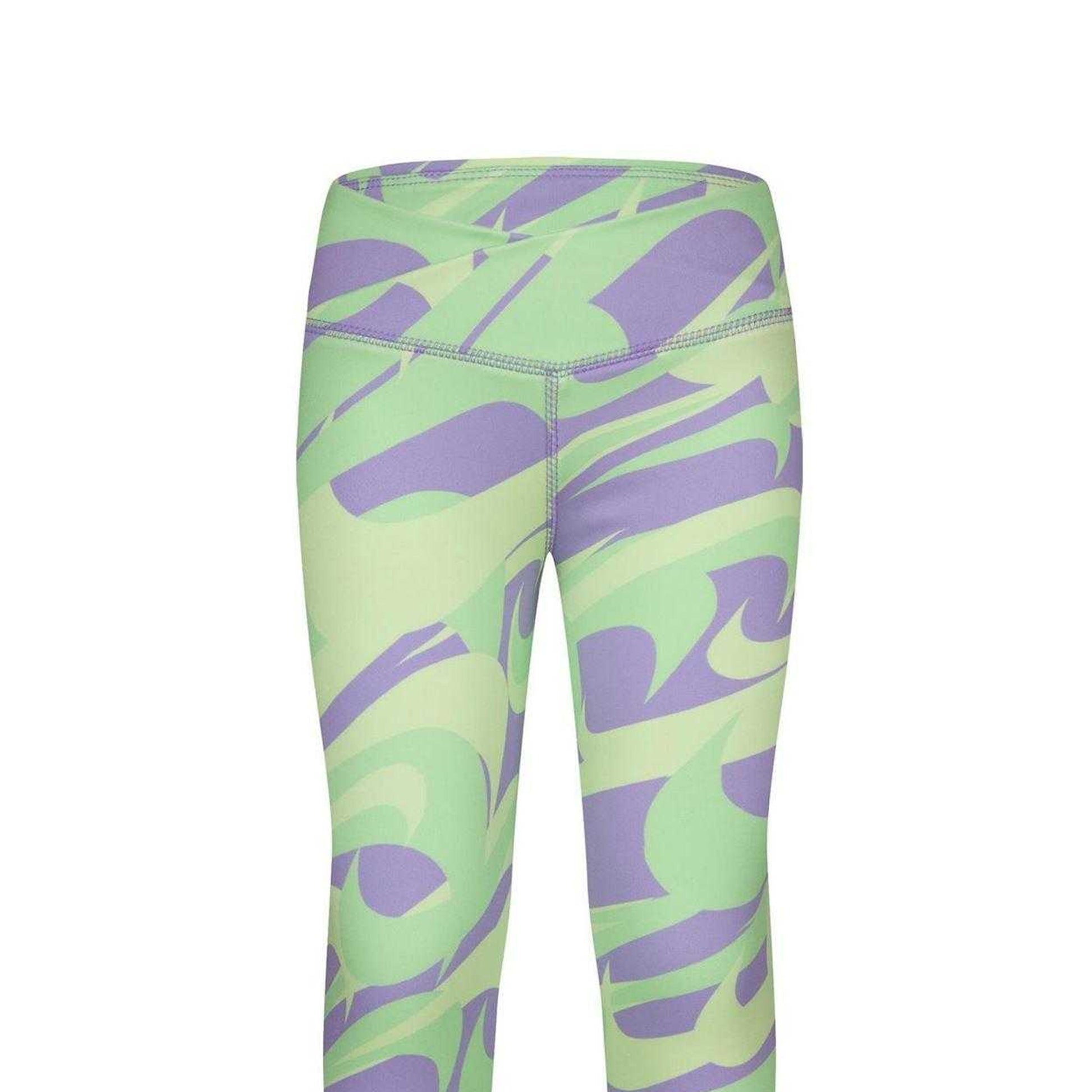 Hydrangea - Side - Nike Girls Prep In Your Step Abstract Leggings