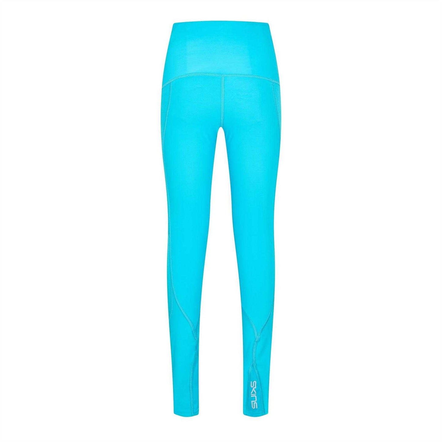 Blue - Back - Skins Womens-Ladies Series-3 Skyscraper Performance Leggings