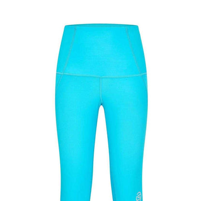 Blue - Side - Skins Womens-Ladies Series-3 Skyscraper Performance Leggings