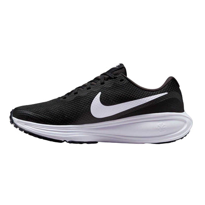 Black-White - Side - Nike Womens-Ladies Revolution 8 Trainers