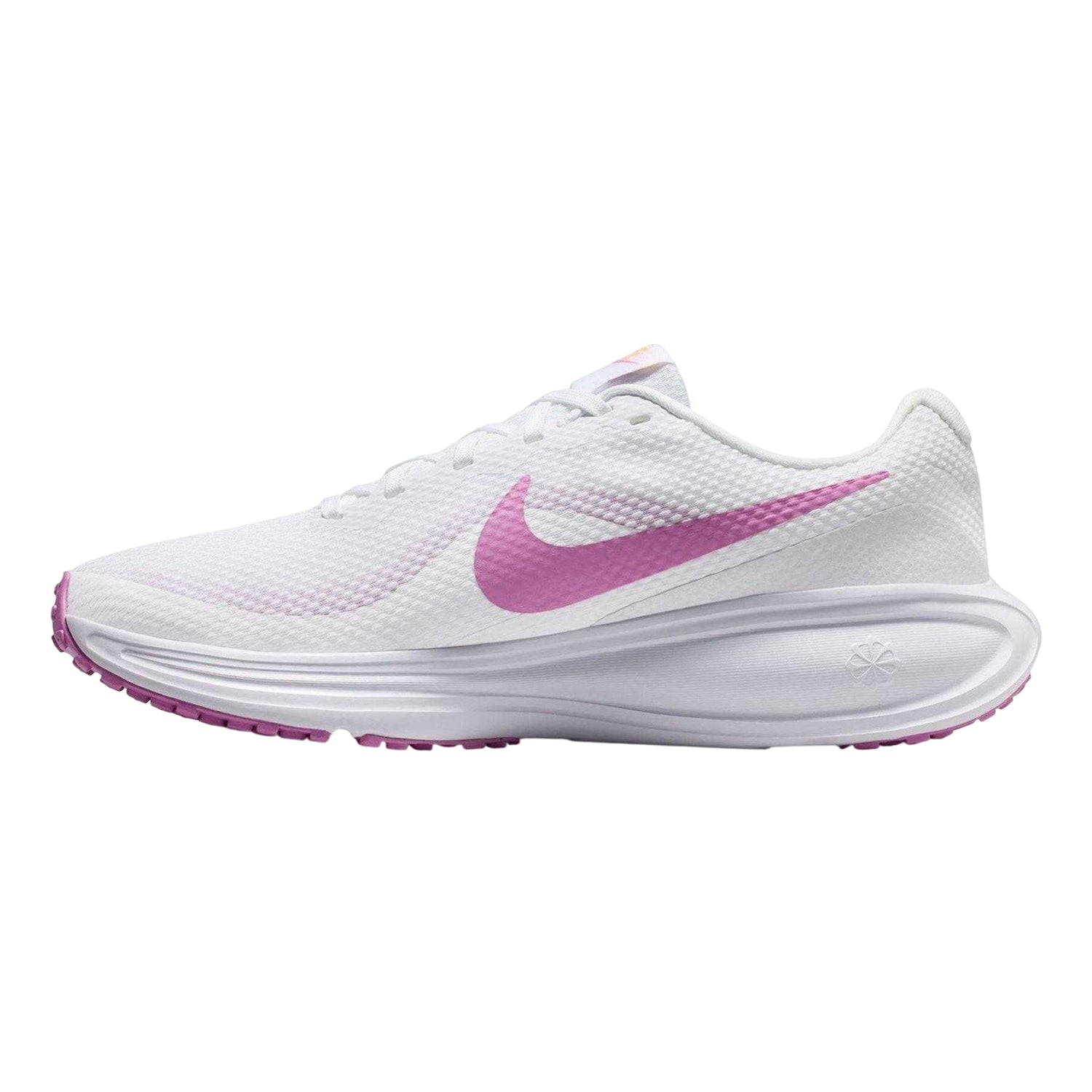 White - Side - Nike Womens-Ladies Revolution 8 Trainers