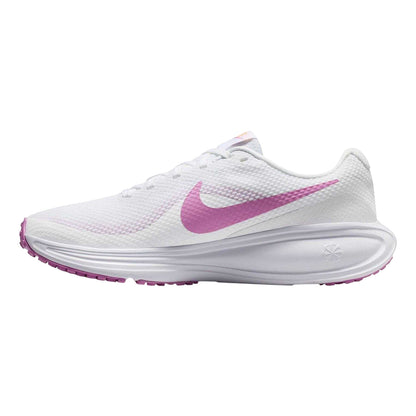 White - Side - Nike Womens-Ladies Revolution 8 Trainers