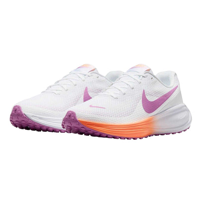 White - Lifestyle - Nike Womens-Ladies Revolution 8 Trainers