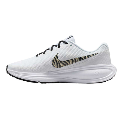 White-Animalier - Side - Nike Womens-Ladies Revolution 8 Trainers