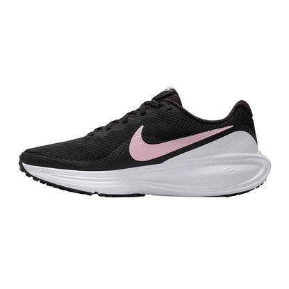 Black-Pink - Side - Nike Womens-Ladies Revolution 8 Trainers