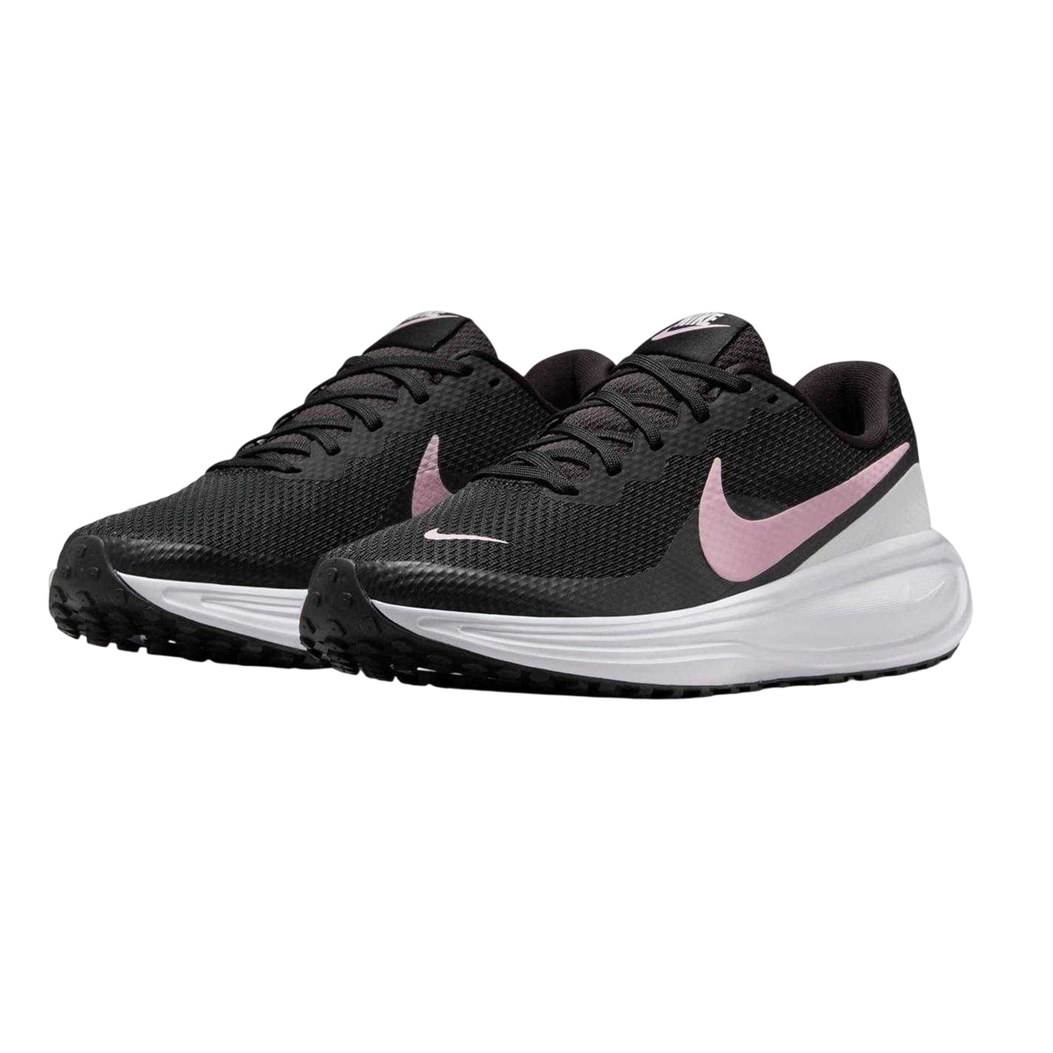 Black-Pink - Lifestyle - Nike Womens-Ladies Revolution 8 Trainers