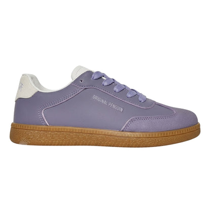 Lilac - Front - Original Penguin Mens Retro Round Toe Flat Trainers