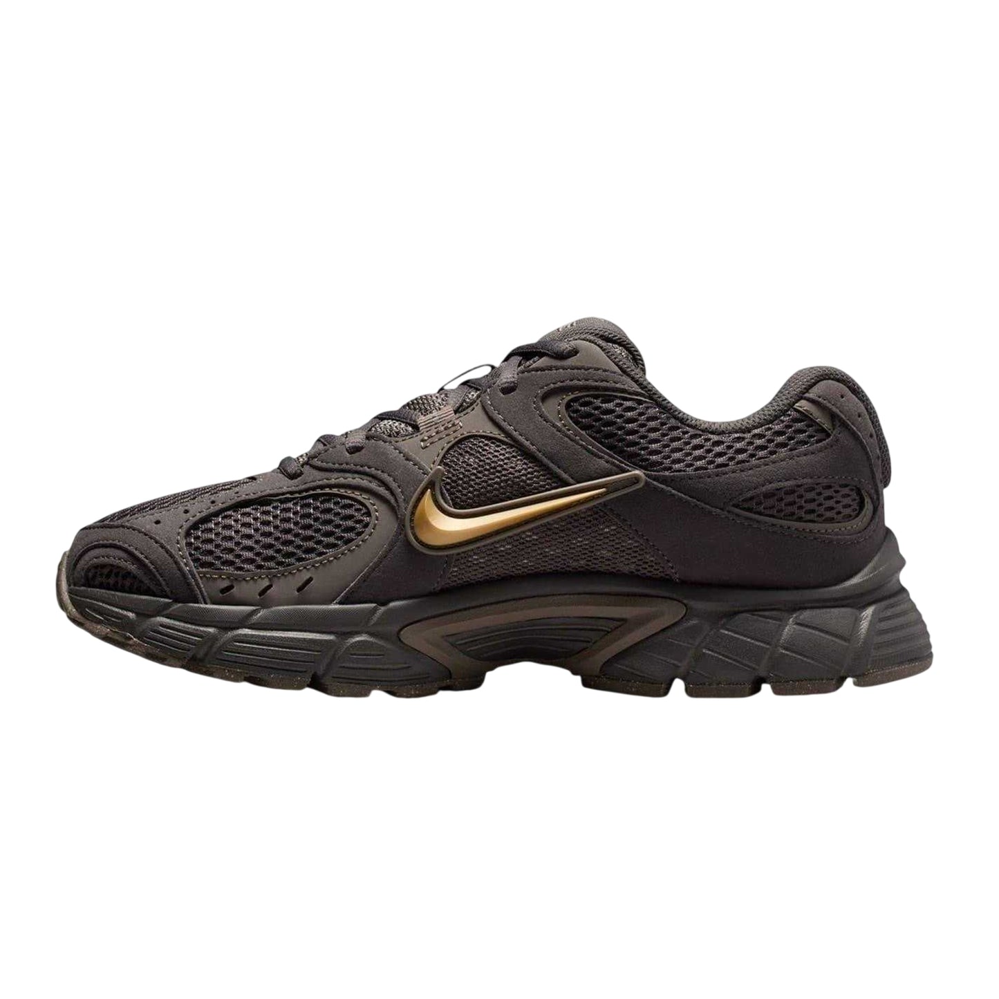 Ash - Side - Nike Mens Vomero Run 5 Mesh Trainers