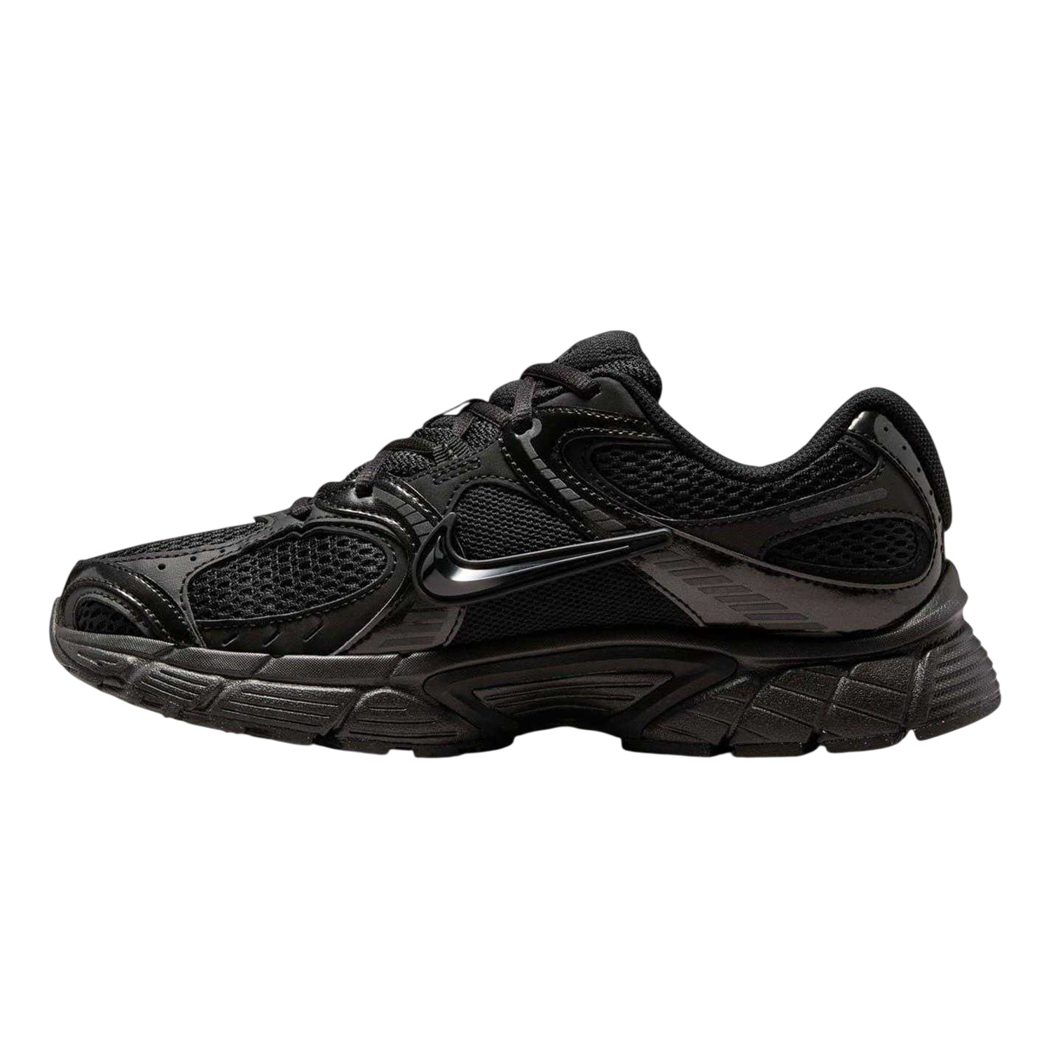 Triple Black - Side - Nike Mens Vomero Run 5 Mesh Trainers