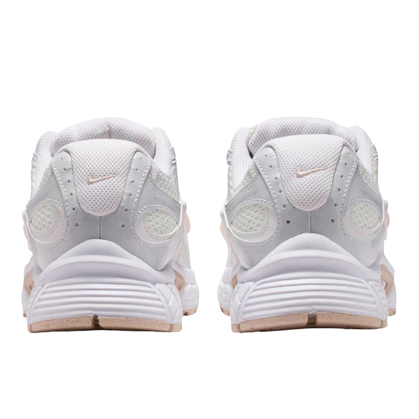 White-Pink - Back - Nike Mens Vomero Run 5 Mesh Trainers