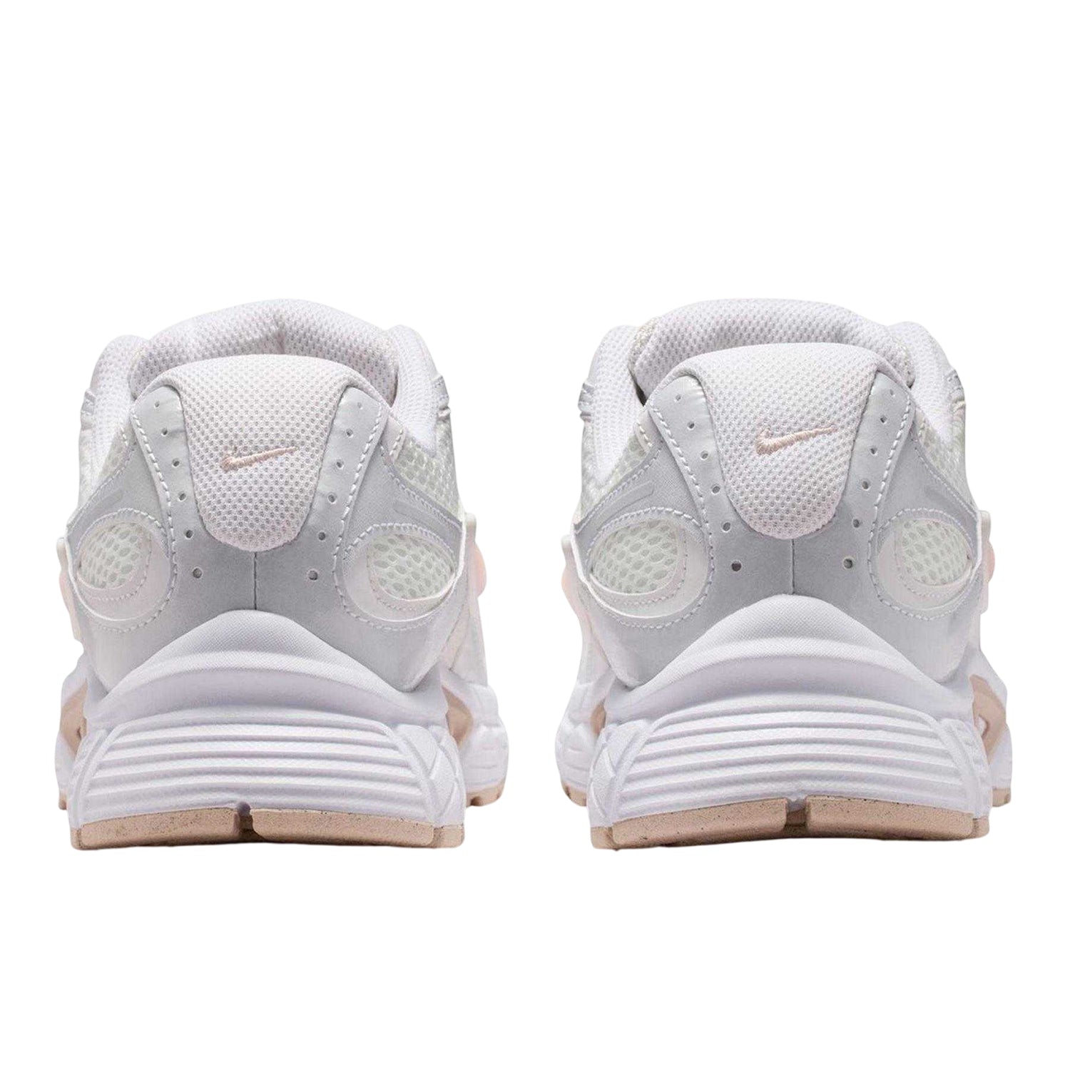 White-Pink - Back - Nike Mens Vomero Run 5 Mesh Trainers