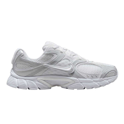 White-Silver - Front - Nike Mens Vomero Run 5 Mesh Trainers