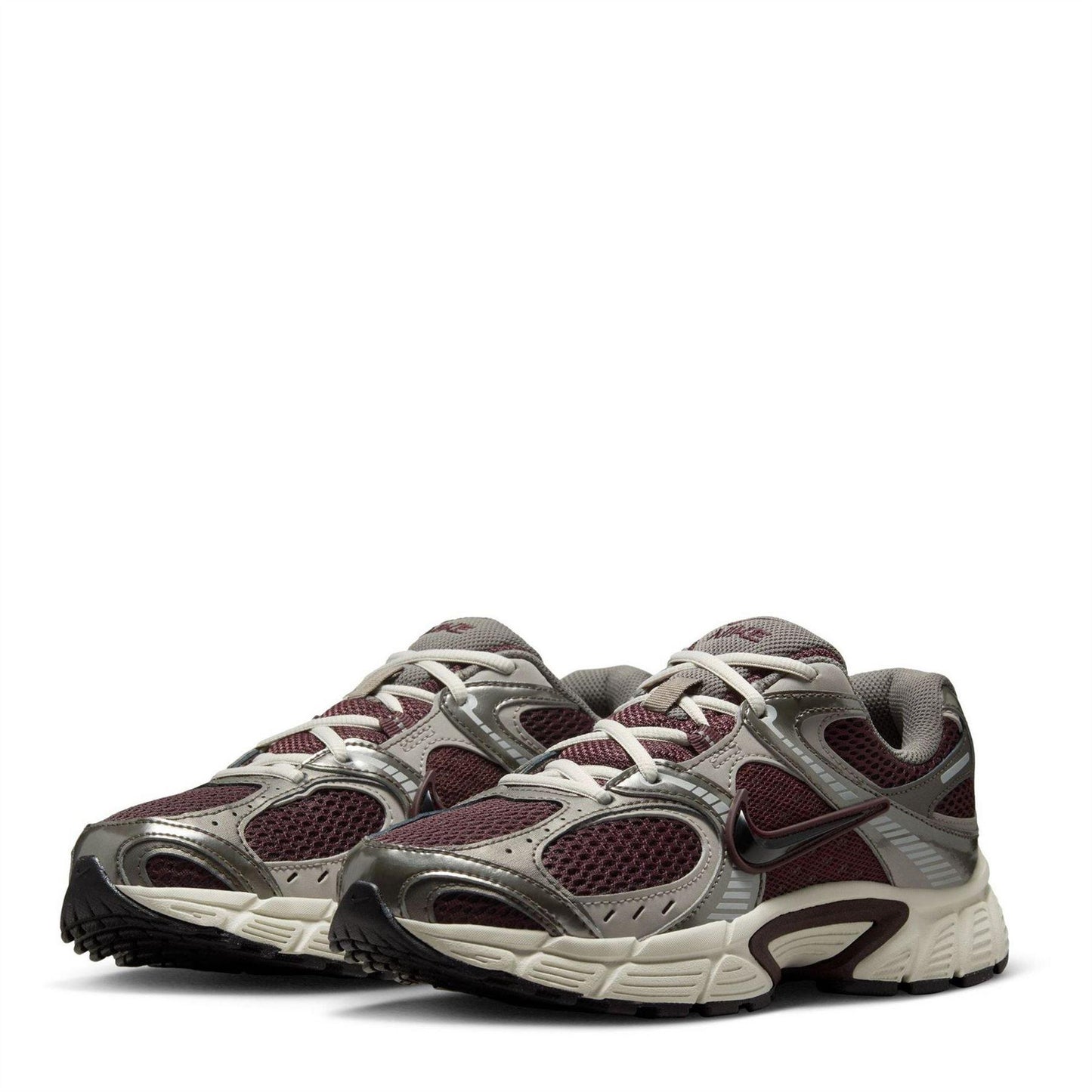 Burgundy - Side - Nike Mens Vomero Run 5 Mesh Trainers