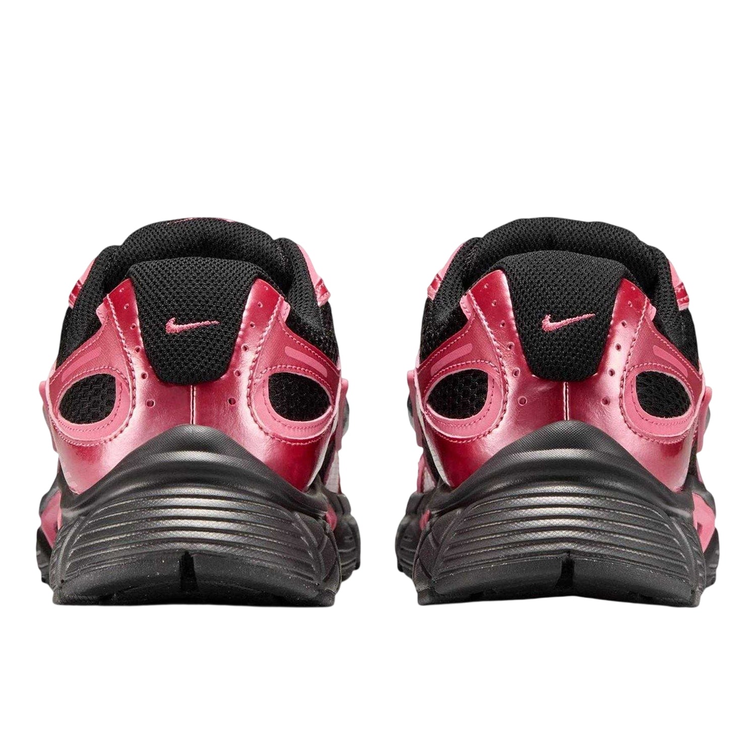 Black-Peony - Back - Nike Mens Vomero Run 5 Mesh Trainers