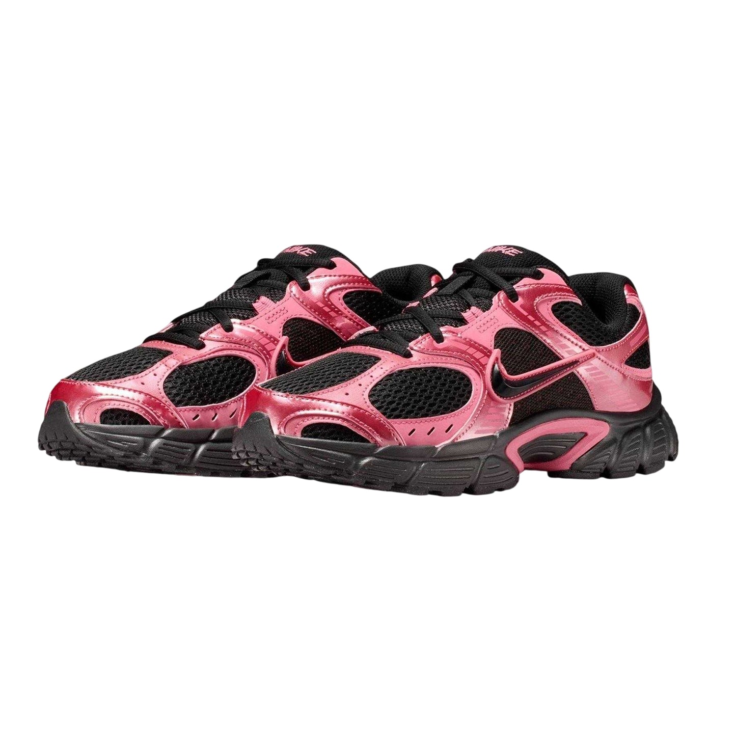 Black-Peony - Lifestyle - Nike Mens Vomero Run 5 Mesh Trainers