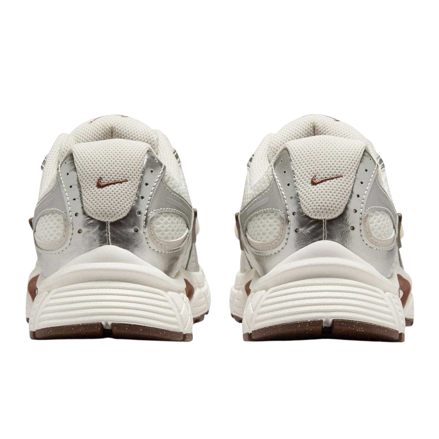 Off White-Brown - Back - Nike Mens Vomero Run 5 Mesh Trainers