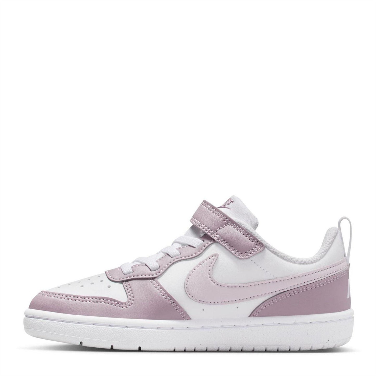 White-Plum-Fog - Back - Nike Childrens-Kids Court Borough Trainers