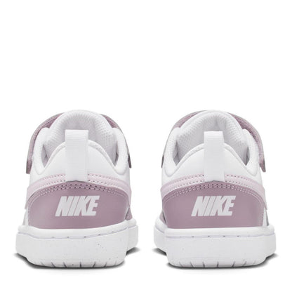 White-Plum-Fog - Lifestyle - Nike Childrens-Kids Court Borough Trainers