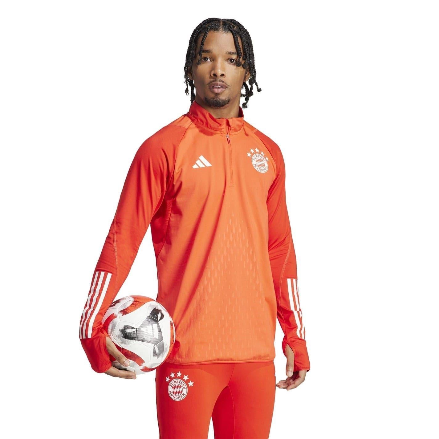 Red-Bright Red - Pack Shot - Adidas Mens Tiro 23 FC Bayern Munich Track Top