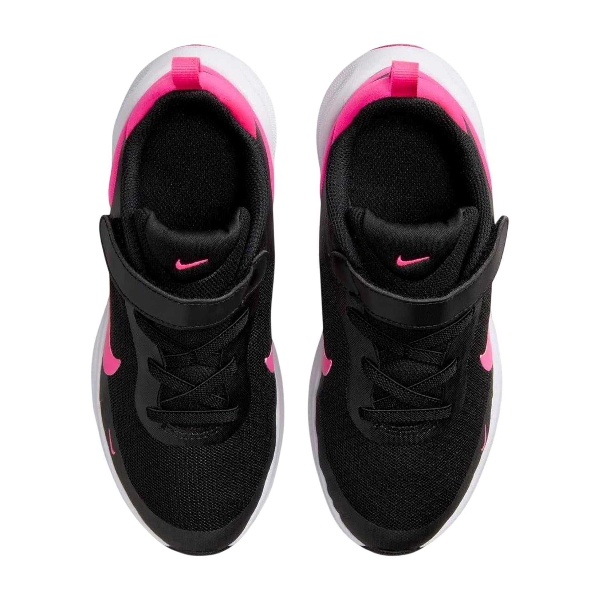 Black-Pink - Lifestyle - Nike Childrens-Kids Revolution 7 Swoosh Trainers
