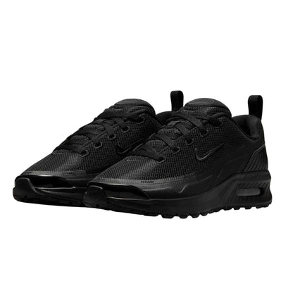 Triple Black - Side - Nike Childrens-Kids Air Max Mesh Shoes