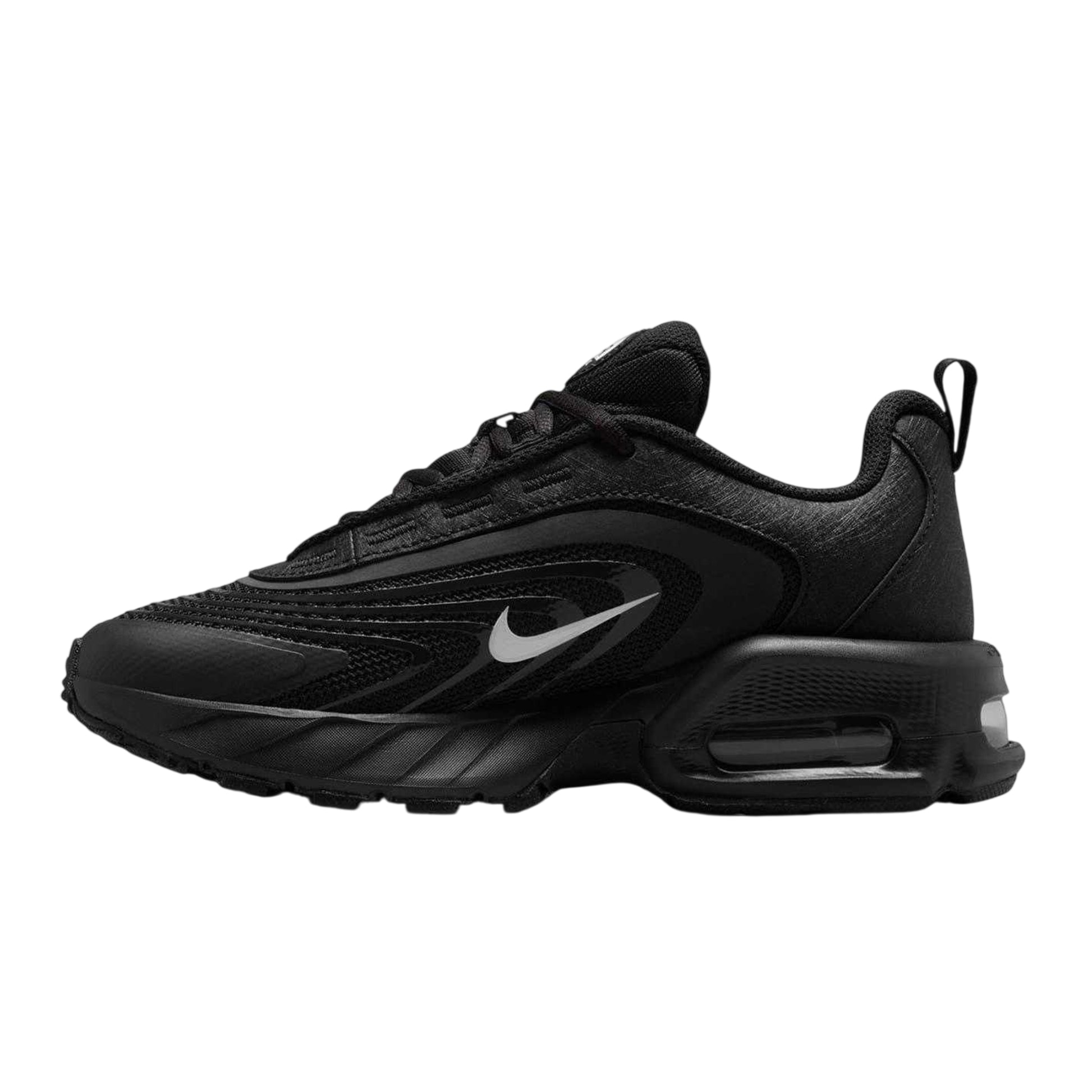 Black-White - Back - Nike Childrens-Kids Air Max Trainers