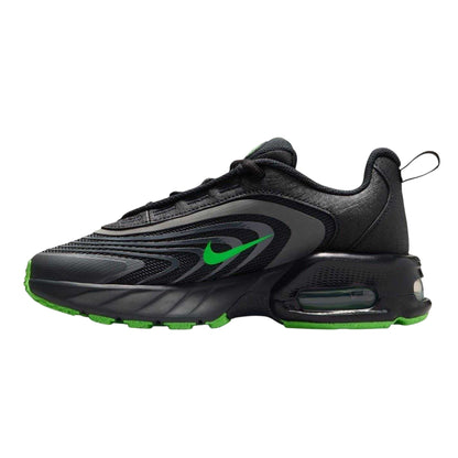 Grey-Volt - Back - Nike Childrens-Kids Air Max Trainers