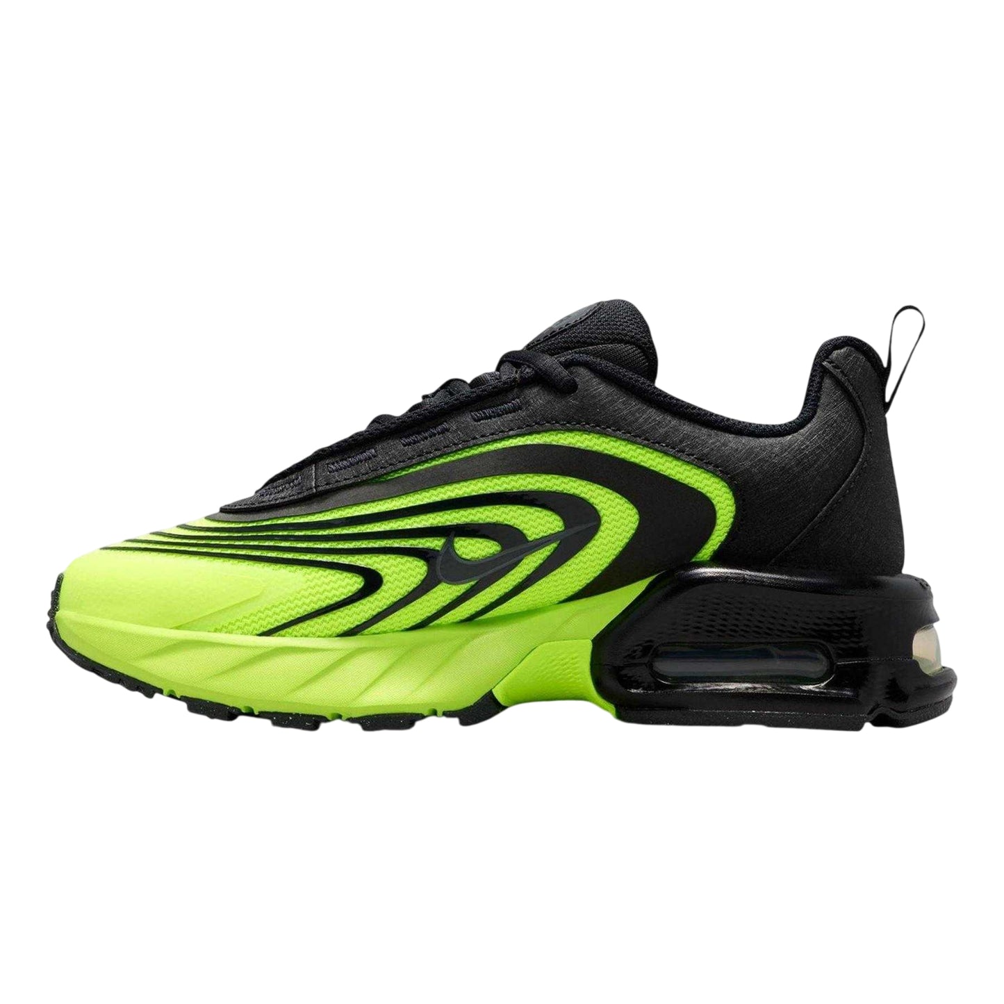 Volt-Grey - Back - Nike Childrens-Kids Air Max Trainers
