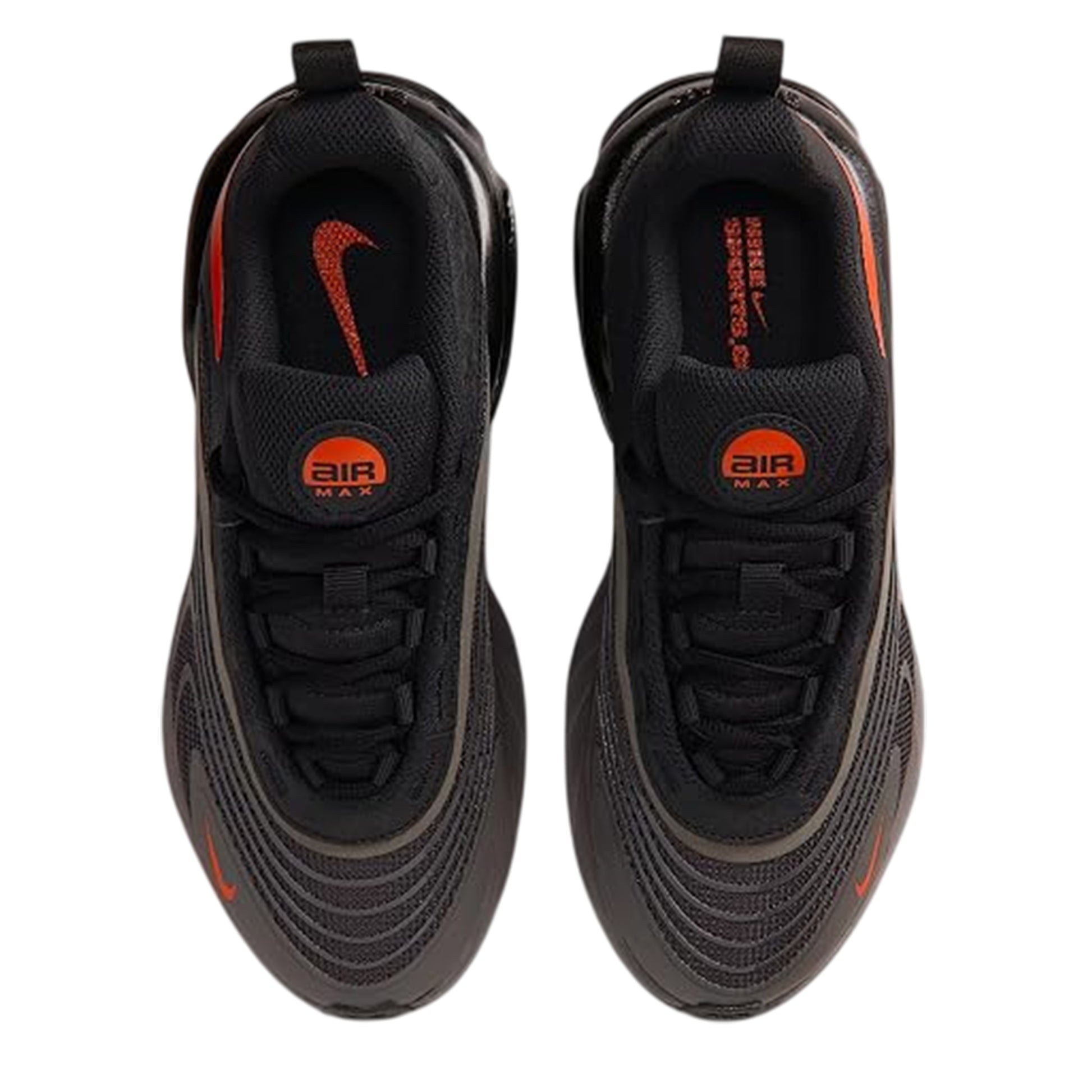 Ash-Orange - Side - Nike Childrens-Kids Air Max Trainers
