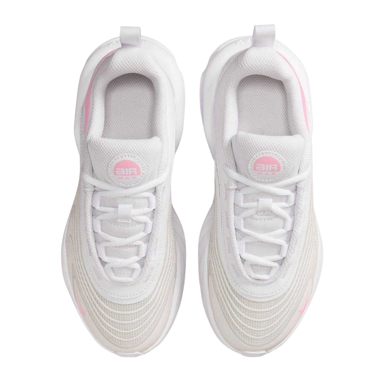 White-Pink - Side - Nike Childrens-Kids Air Max Trainers