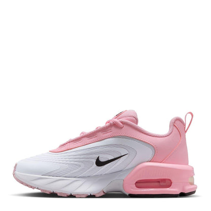 White-Light Pink - Front - Nike Childrens-Kids Air Max Trainers