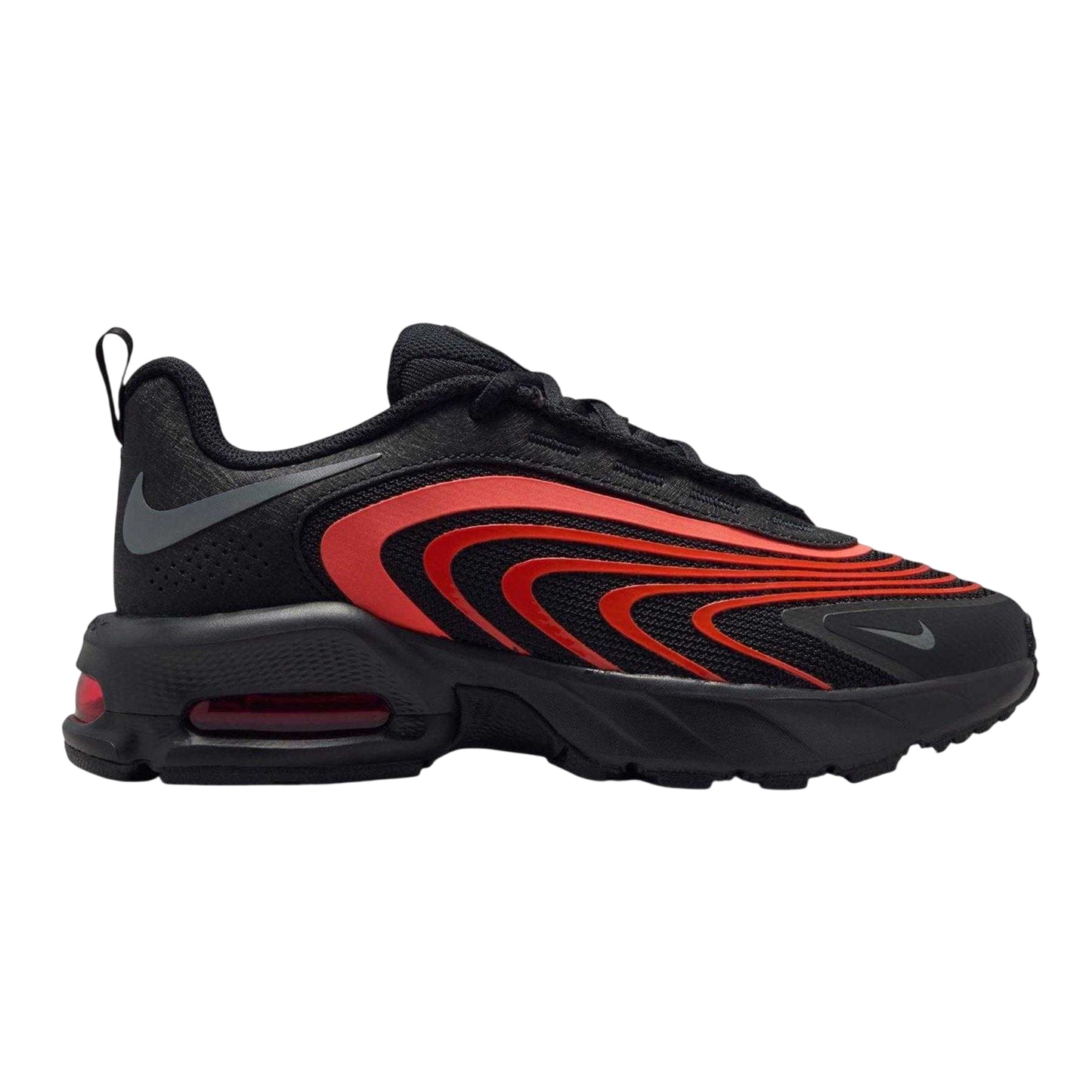 Black-Orange - Front - Nike Childrens-Kids Air Max Trainers