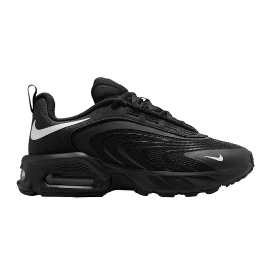 Black-White - Front - Nike Childrens-Kids Air Max Trainers