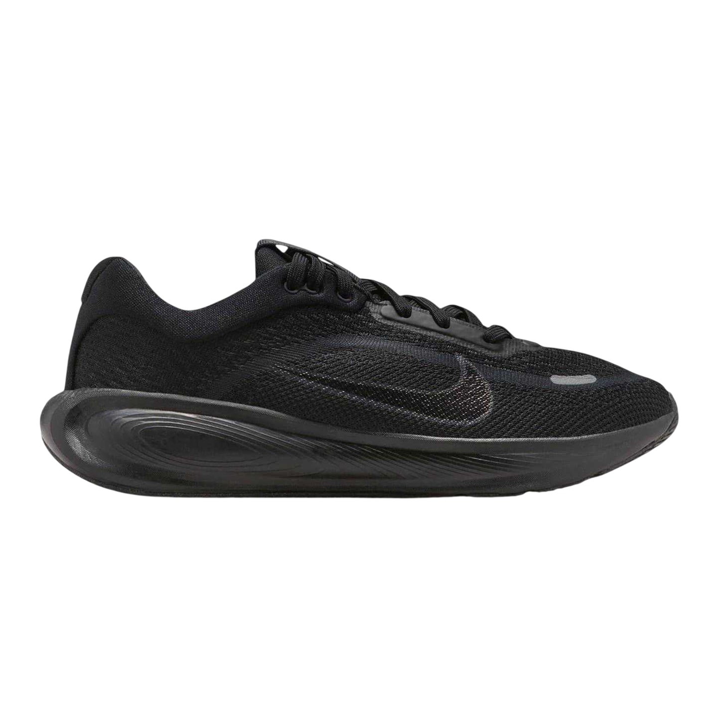 Triple Black - Front - Nike Childrens-Kids Ride Runner Trainers