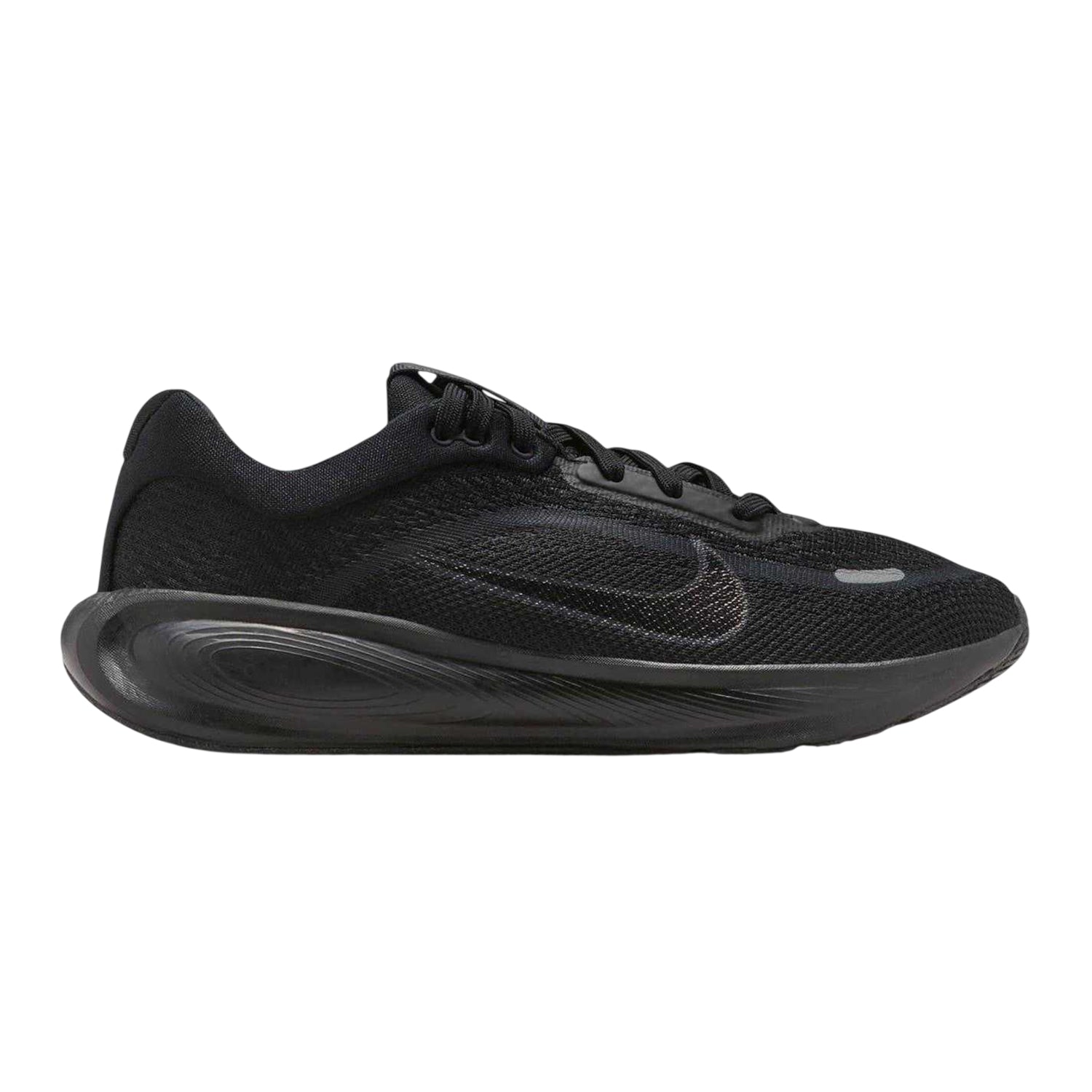 Triple Black - Front - Nike Childrens-Kids Ride Runner Trainers