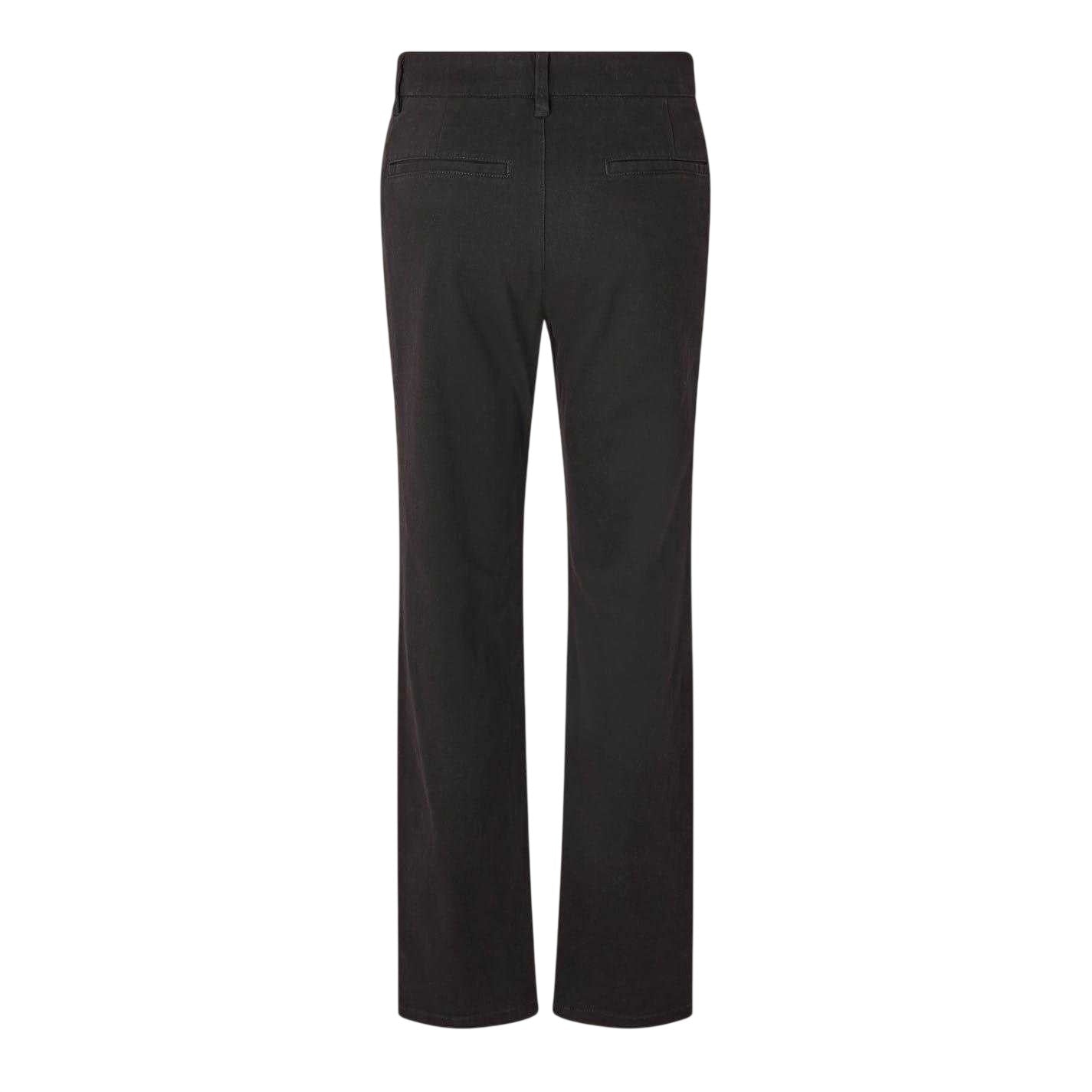 Black - Back - Only Mens Straight Leg Trousers