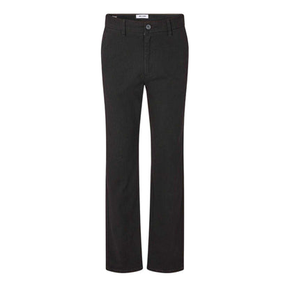 Black - Front - Only Mens Straight Leg Trousers