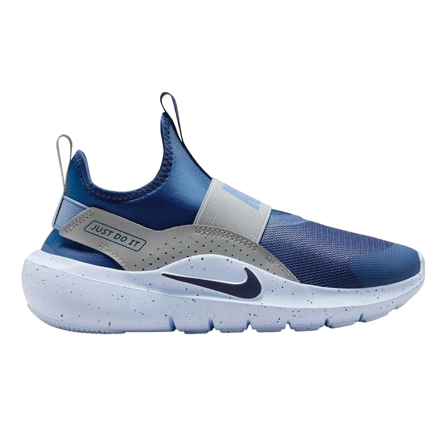 Navy-Grey - Front - Nike Childrens-Kids Runner 4 Trainers