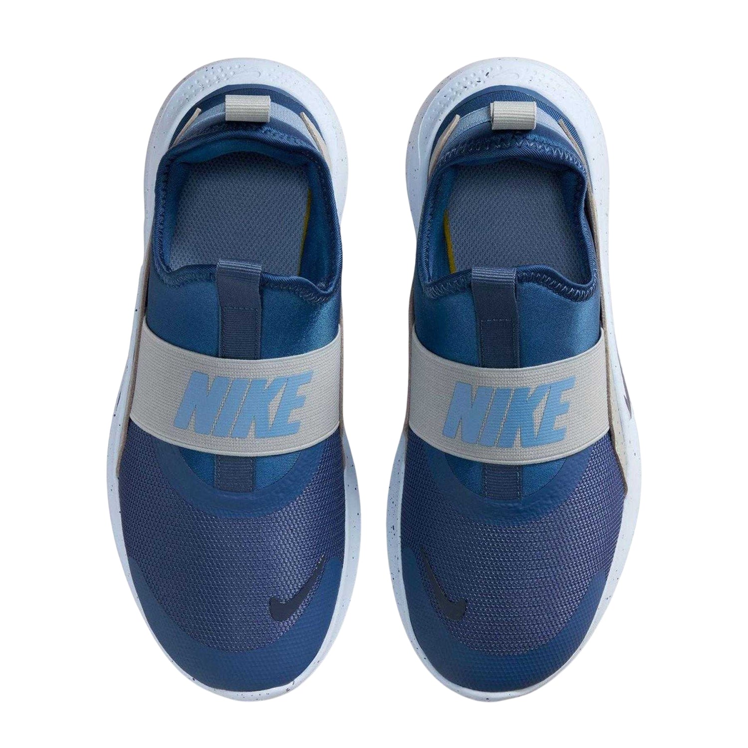 Navy-Grey - Side - Nike Childrens-Kids Runner 4 Trainers